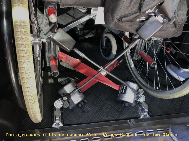 Sujección de silla de ruedas Vélez-Málaga Gusendos de los Oteros